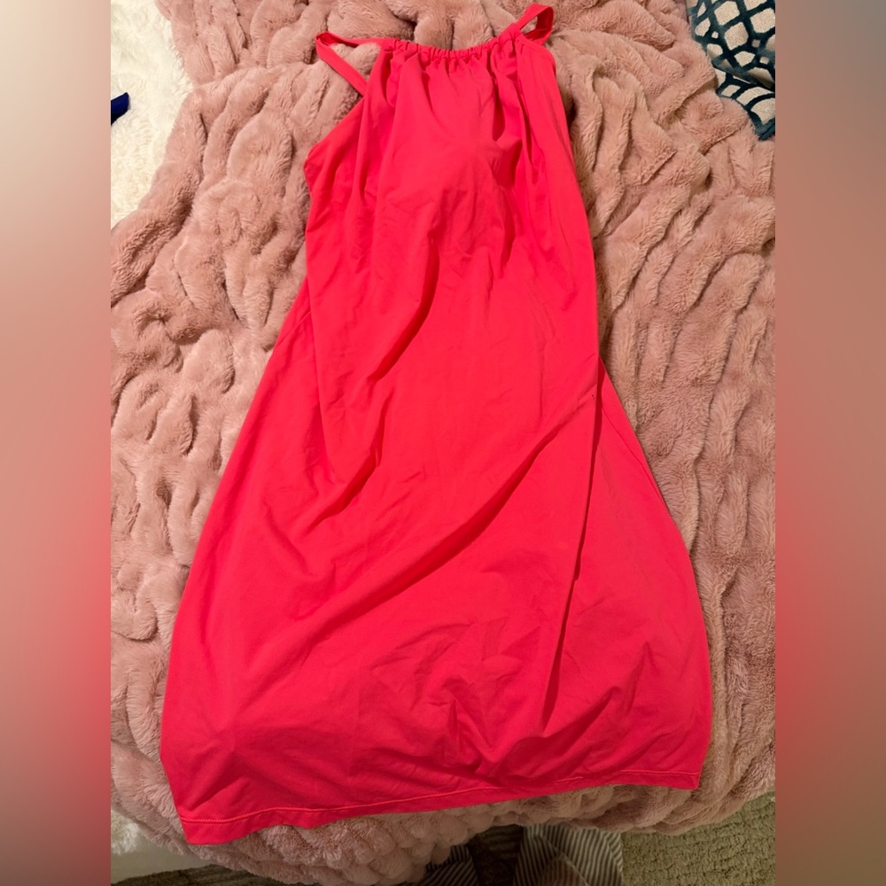 Athleta dress orange small
